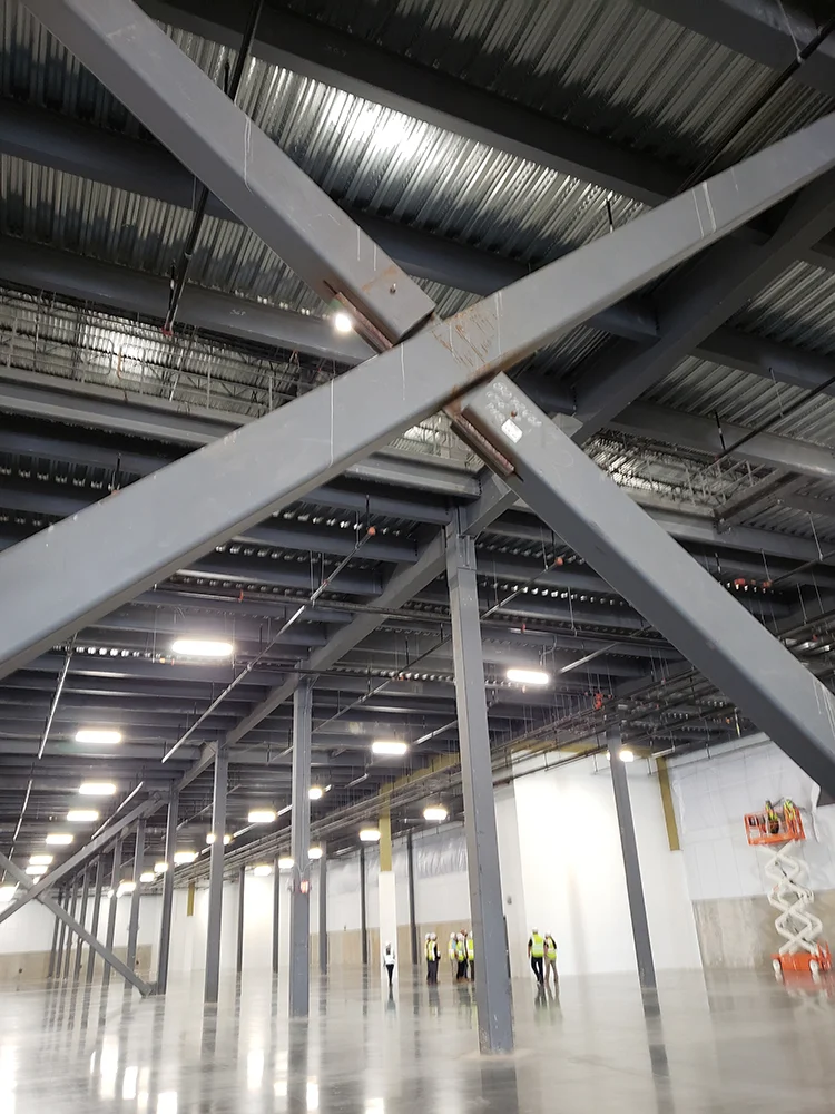 data center braced framing